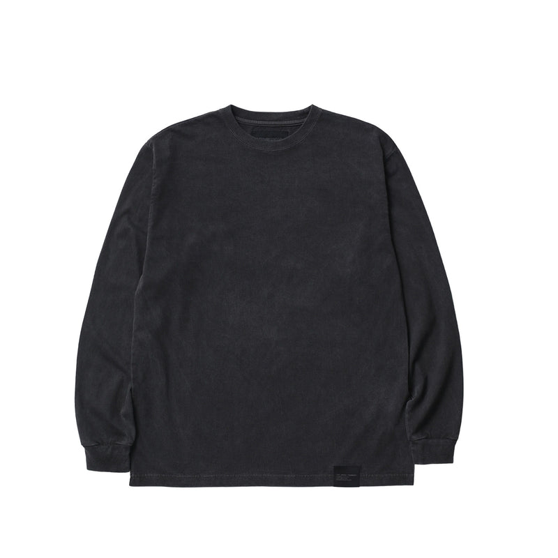 Neighborhood PIGMENT DYED CREWNECK LS, Black