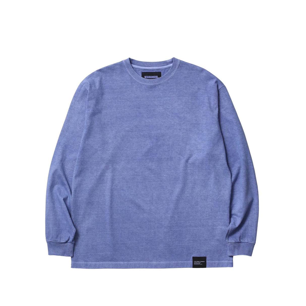 Neighborhood PIGMENT DYED CREWNECK LS, Blue