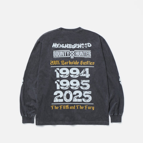 Neighborhood x BOUNTYHUNTER . TEE LS, Black