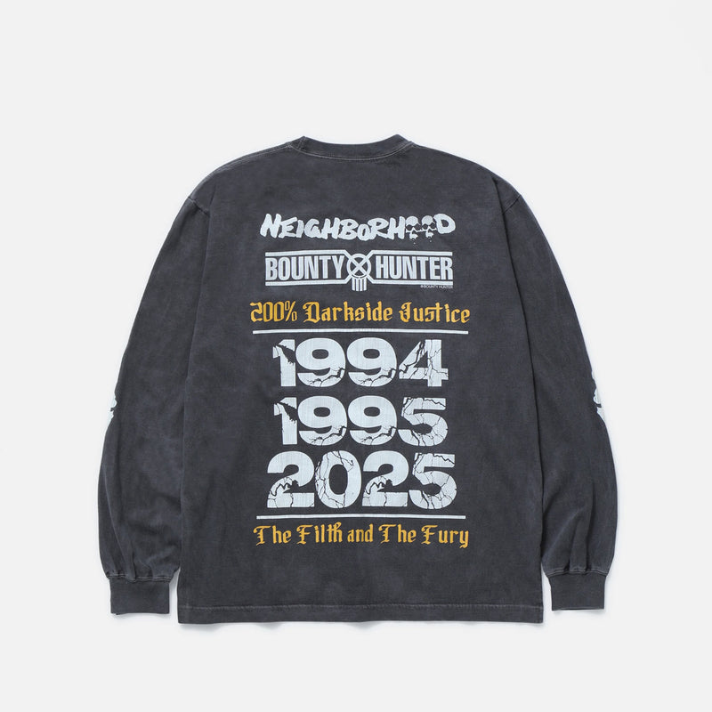 Neighborhood x BOUNTYHUNTER . TEE LS, Black