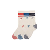 New Balance ACTIVE PREMIUM STRIPED CREW SOCKS 3-PACK, Multi