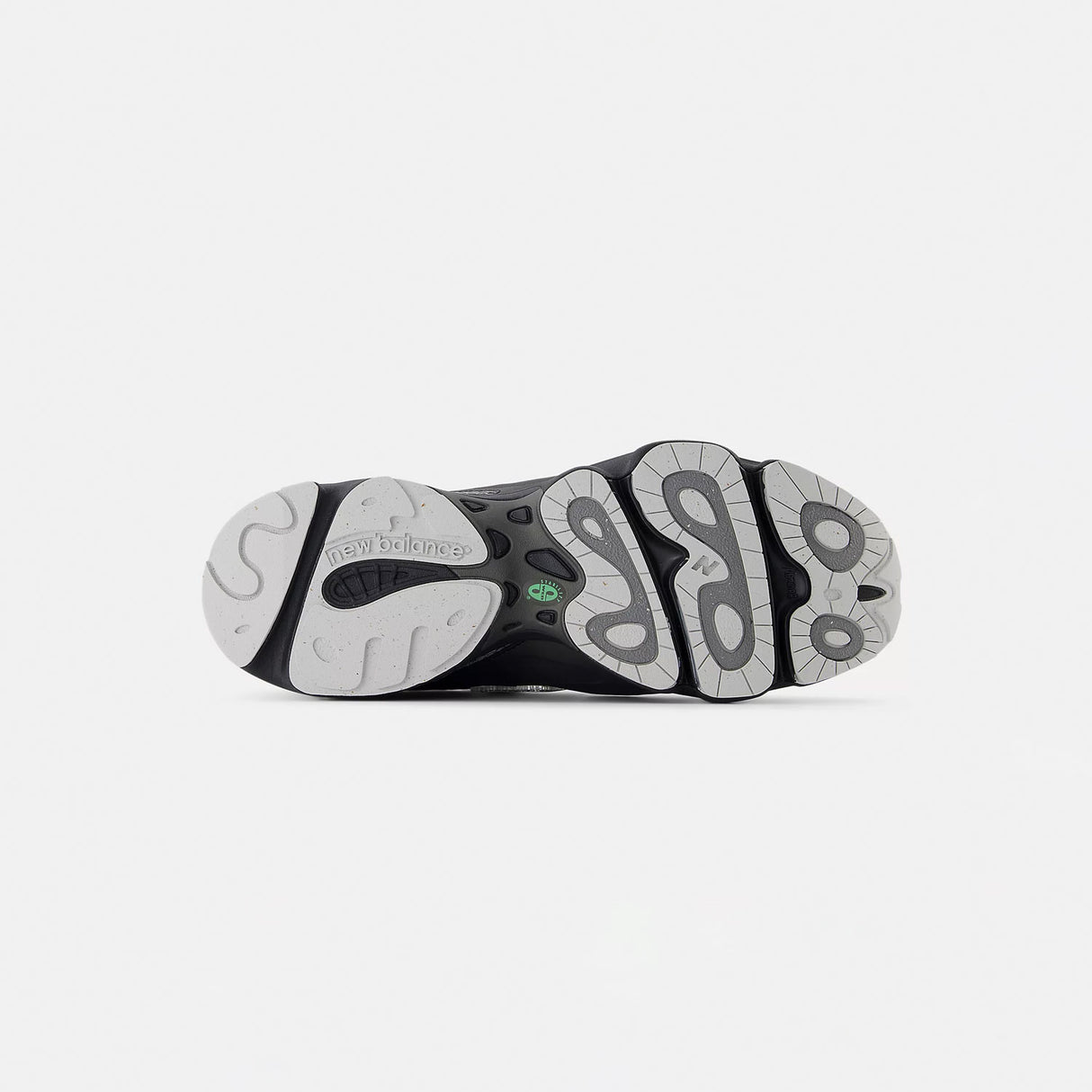 New Balance M1000T, Black/Dark Silver Metallic/Lime Leaf