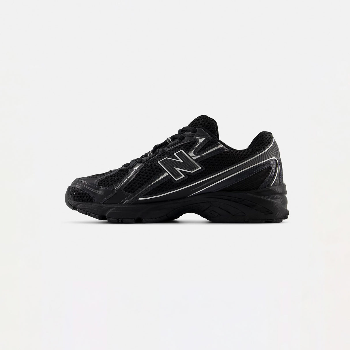 New Balance U740BM2, Black/Silver Metallic