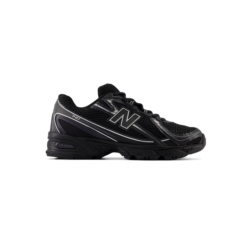 New Balance U740BM2, Black/Silver Metallic