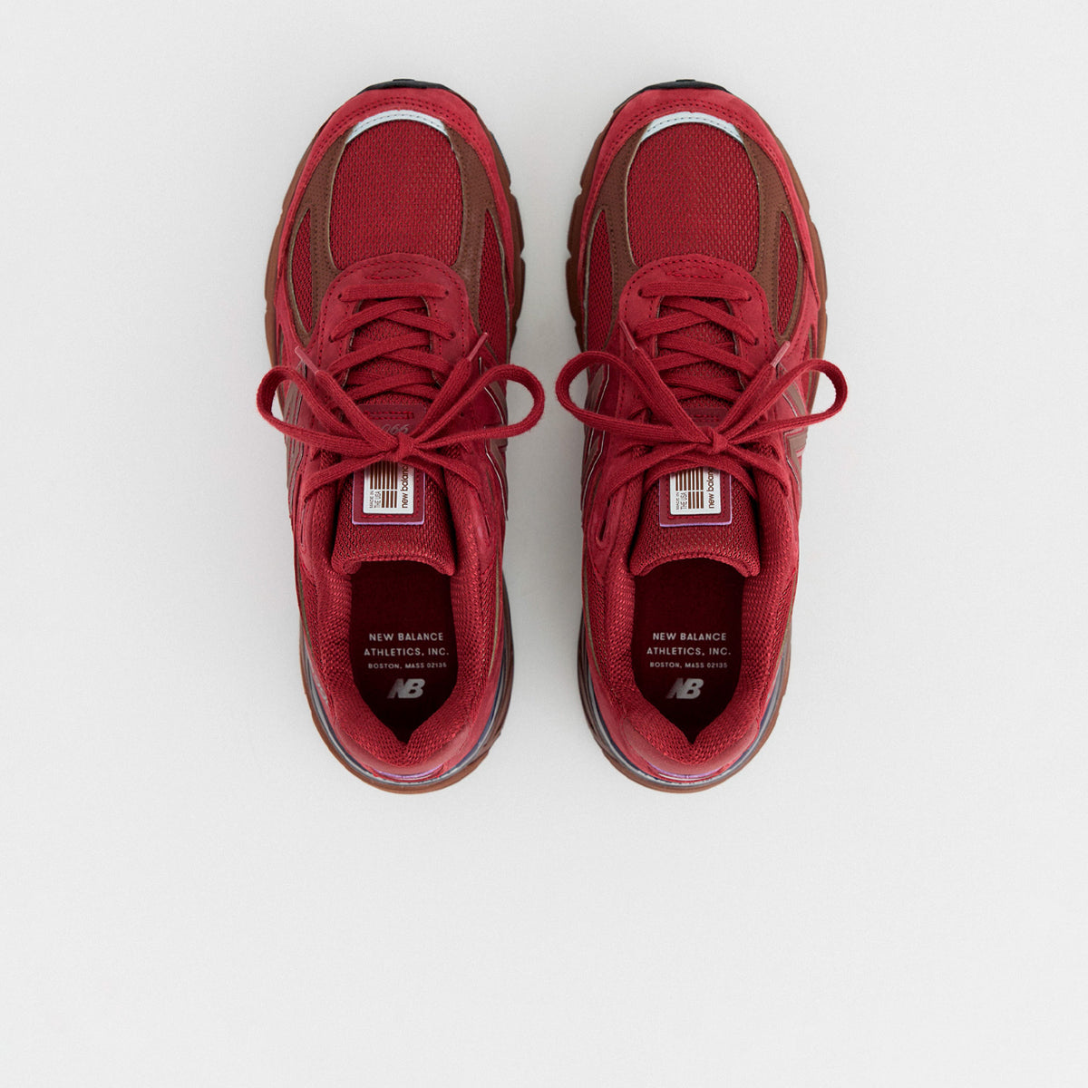 New Balance U990BR4 MADE IN USA, Monarch Burgundy/Pumpernickel