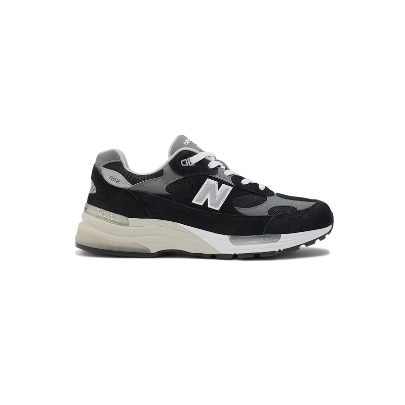 New Balance U992BK MADE IN USA, Black/Grey/Silver Metallic