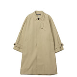 Beige trench coat on a white background