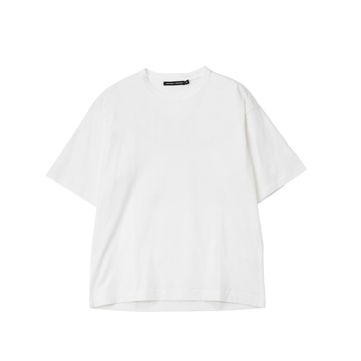 White t-shirt on a white background