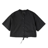 Nicholson & Nicholson LUNA POPLIN TOP, Black