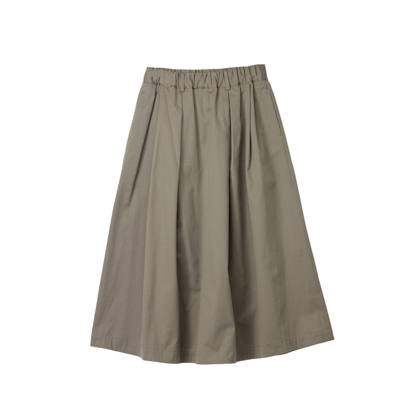 Beige skirt on a white background