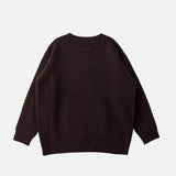 Nicholson & Nicholson WAVY KNITTED SWEATER, Brown