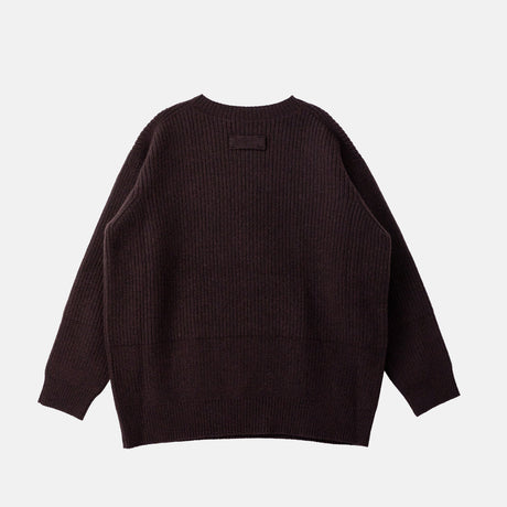 Nicholson & Nicholson WAVY KNITTED SWEATER, Brown