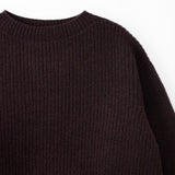 Nicholson & Nicholson WAVY KNITTED SWEATER, Brown