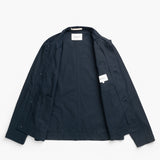 Norse Projects ARRESKOV COMPACT COTTON OVERSHIRT, Dark Navy
