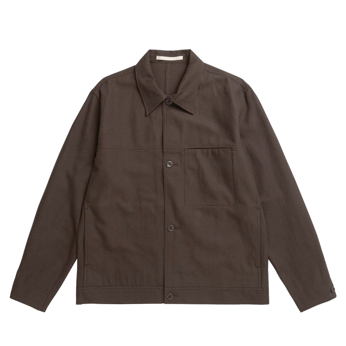 Norse Projects ARRESKOV COTTON LINEN OVERSHIRT, Delicioso Brown