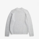 Norse Projects BIRGER WOOL RAGLAN, Light Grey Melange
