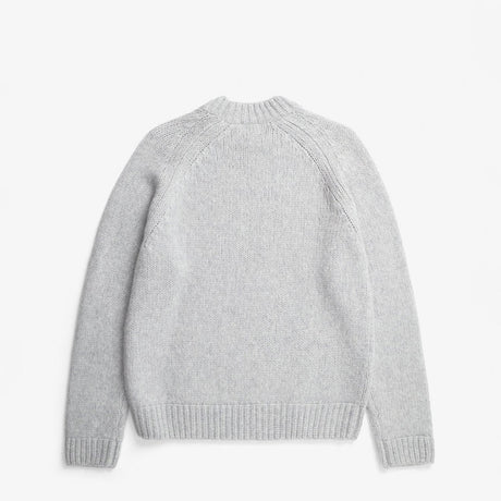 Norse Projects BIRGER WOOL RAGLAN, Light Grey Melange