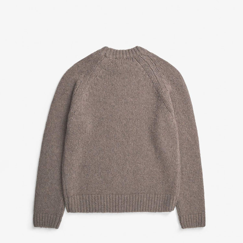 Norse Projects BIRGER WOOL RAGLAN, Walnut