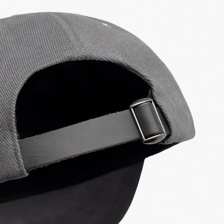 Norse Projects BULL TWILL DENIM 6-PANEL CAP, Graphite