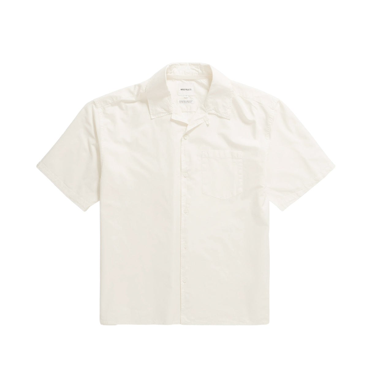 Norse Projects CARSTEN COTTON TENCEL SHIRT, Enamel White - Image 1
