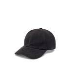 Norse Projects COTTON WOOL 6-PANEL CAP, Black