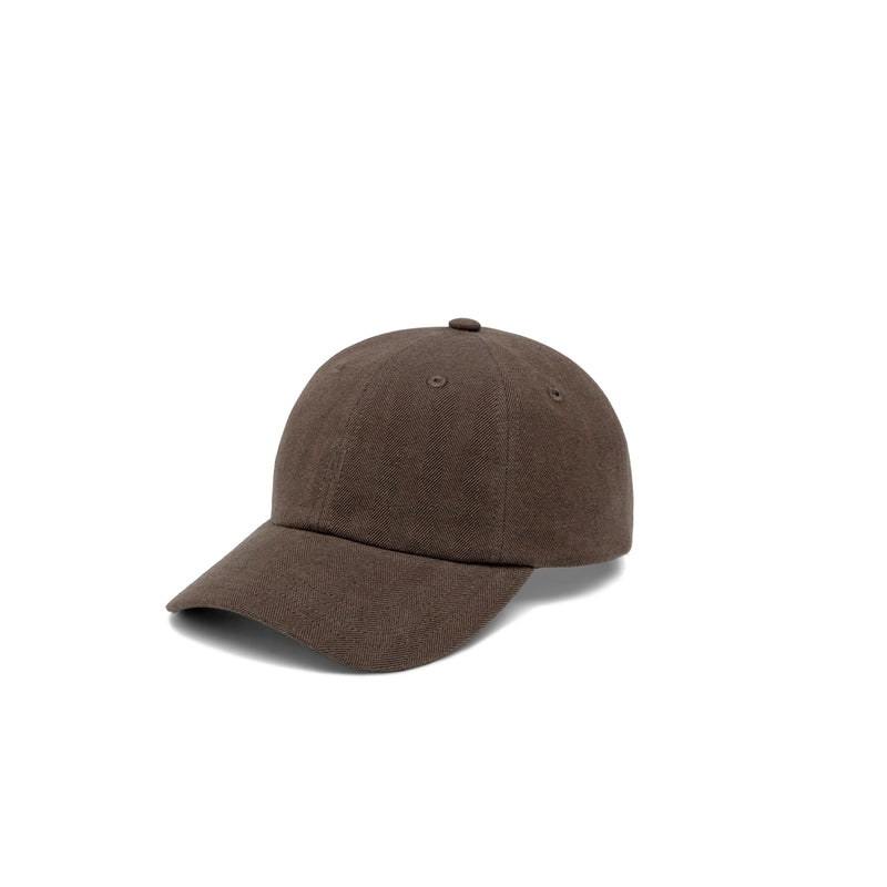 Norse Projects COTTON WOOL 6-PANEL CAP, Delicioso Brown