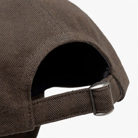 Norse Projects COTTON WOOL 6-PANEL CAP, Delicioso Brown