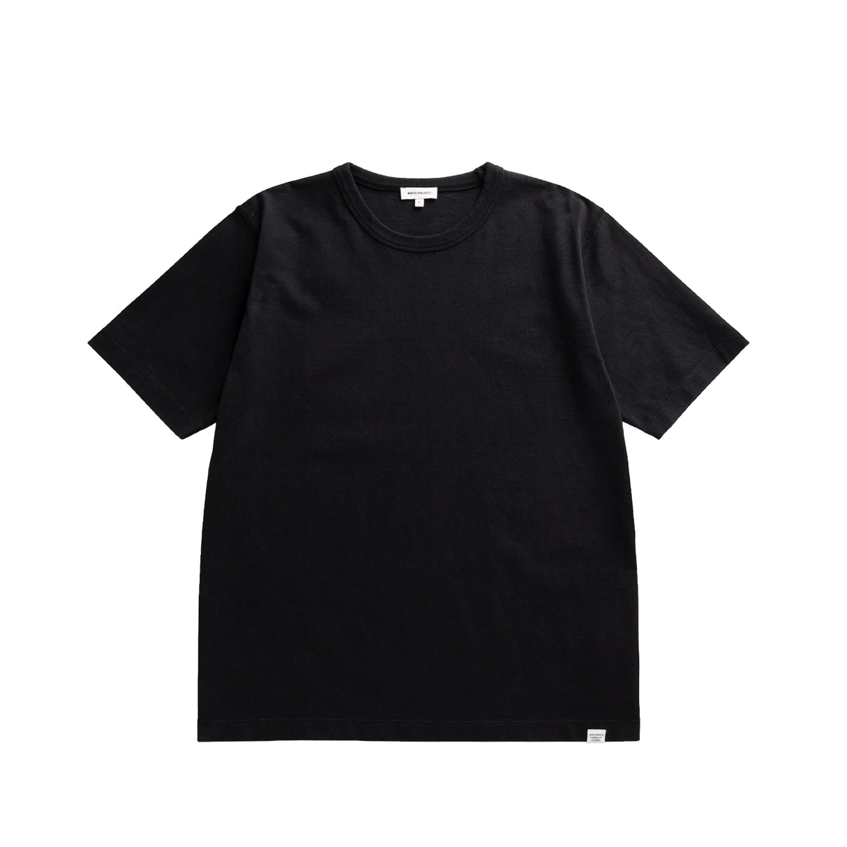 Norse Projects ELMELUNDE SOFT COMPACT COTTON TEE, Black
