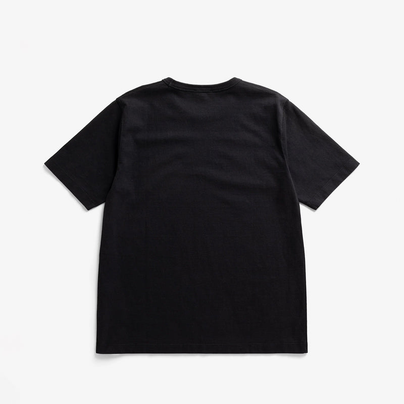 Norse Projects ELMELUNDE SOFT COMPACT COTTON TEE, Black
