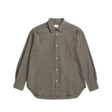 Norse Projects ESPEVIK CHECK OVERSIZED SHIRT, Taupe