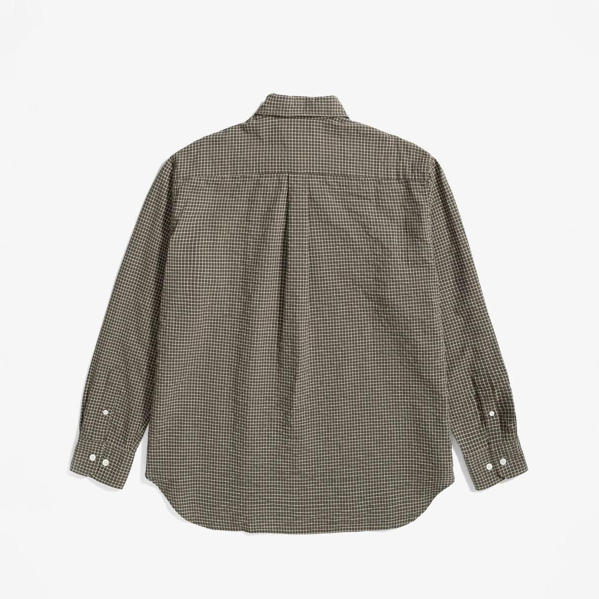 Norse Projects ESPEVIK CHECK OVERSIZED SHIRT, Taupe