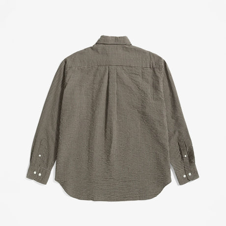 Norse Projects ESPEVIK CHECK OVERSIZED SHIRT, Taupe