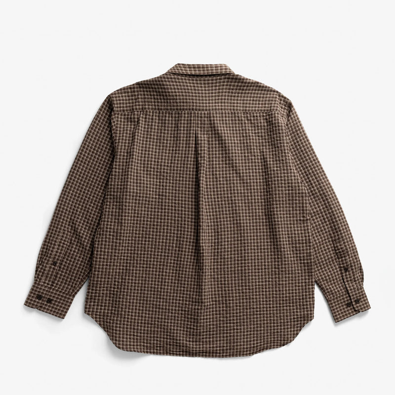 Norse Projects ESPEVIK OVERSIZED CHECK SHIRT, Delicioso Brown
