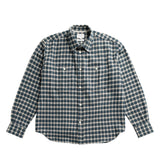 Norse Projects FALSTER HEAVY CHECK SHIRT, North Sea