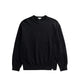 Norse Projects GILJA BRUSHED DIAGONAL COTTON SWEATSHIRT, Black