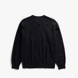 Norse Projects GILJA BRUSHED DIAGONAL COTTON SWEATSHIRT, Black