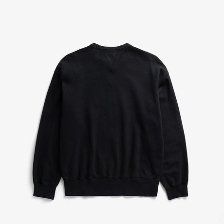 Norse Projects GILJA BRUSHED DIAGONAL COTTON SWEATSHIRT, Black