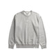Norse Projects GILJA BRUSHED DIAGONAL COTTON SWEATSHIRT, Grey Melange