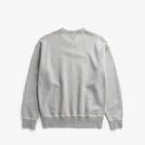 Norse Projects GILJA BRUSHED DIAGONAL COTTON SWEATSHIRT, Grey Melange