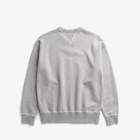 Norse Projects GILJA BRUSHED DIAGONAL COTTON SWEATSHIRT, Grey Melange