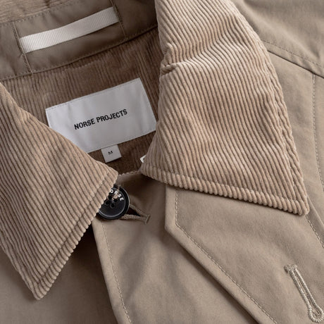 Norse Projects GRIPSKOV WINDSTOPPER JACKET, Walnut