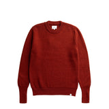 Norse Projects HENNING COTTON WOOL RIB SWEATER, Cowhide