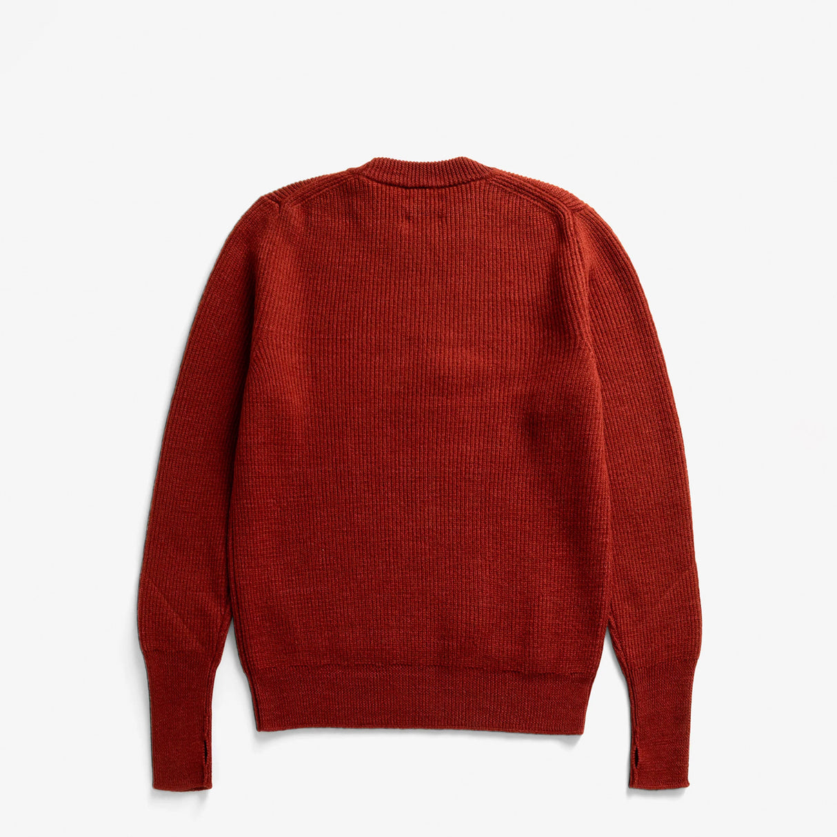 Norse Projects HENNING COTTON WOOL RIB SWEATER, Cowhide