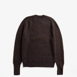Norse Projects HENNING COTTON WOOL RIB SWEATER, Deepest Purple