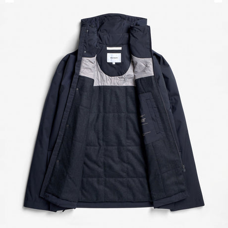 Norse Projects HERLUF ALPINIX SMART MERINO JACKET, Dark Navy
