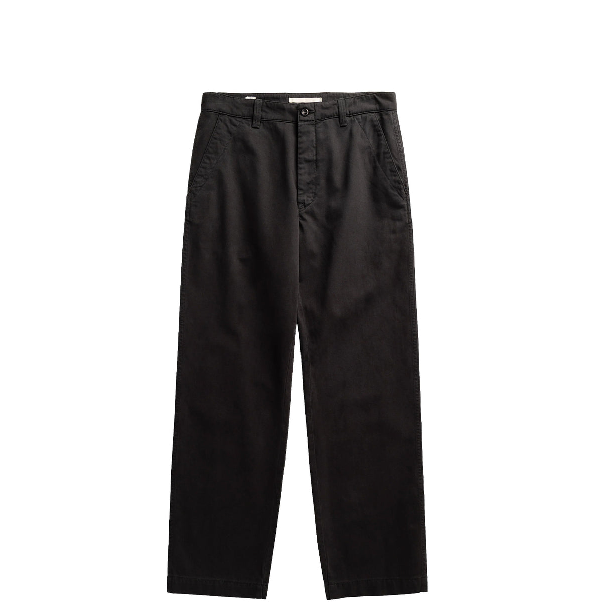 Norse Projects KORSHAVN BROKEN TWILL CHINO, Black