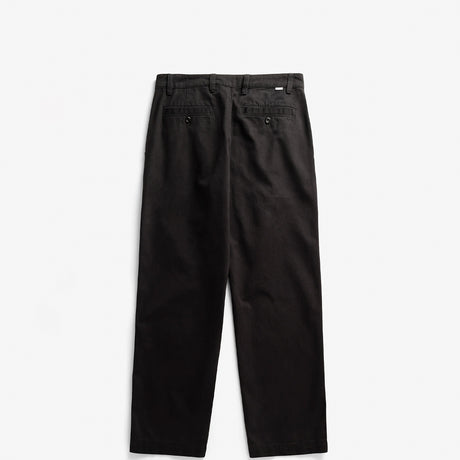 Norse Projects KORSHAVN BROKEN TWILL CHINO, Black