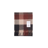 Norse Projects MOON MERINO CHECKED SCARF, Espresso