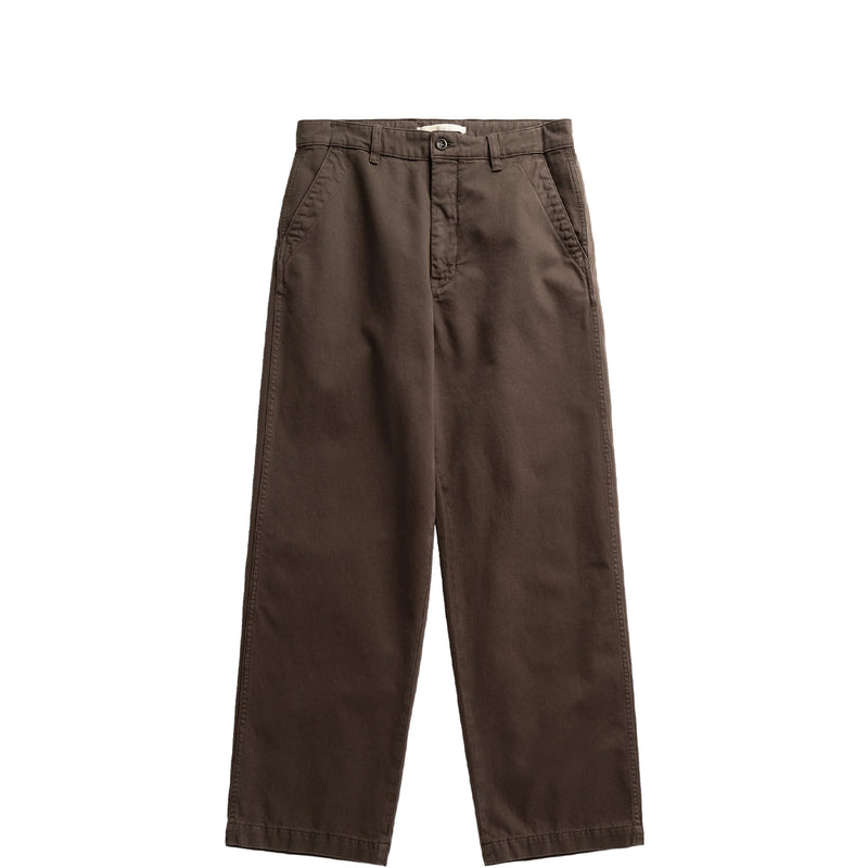 Norse Projects NORDMARKA BROKEN TWILL WIDE CHINO, Delicioso Brown