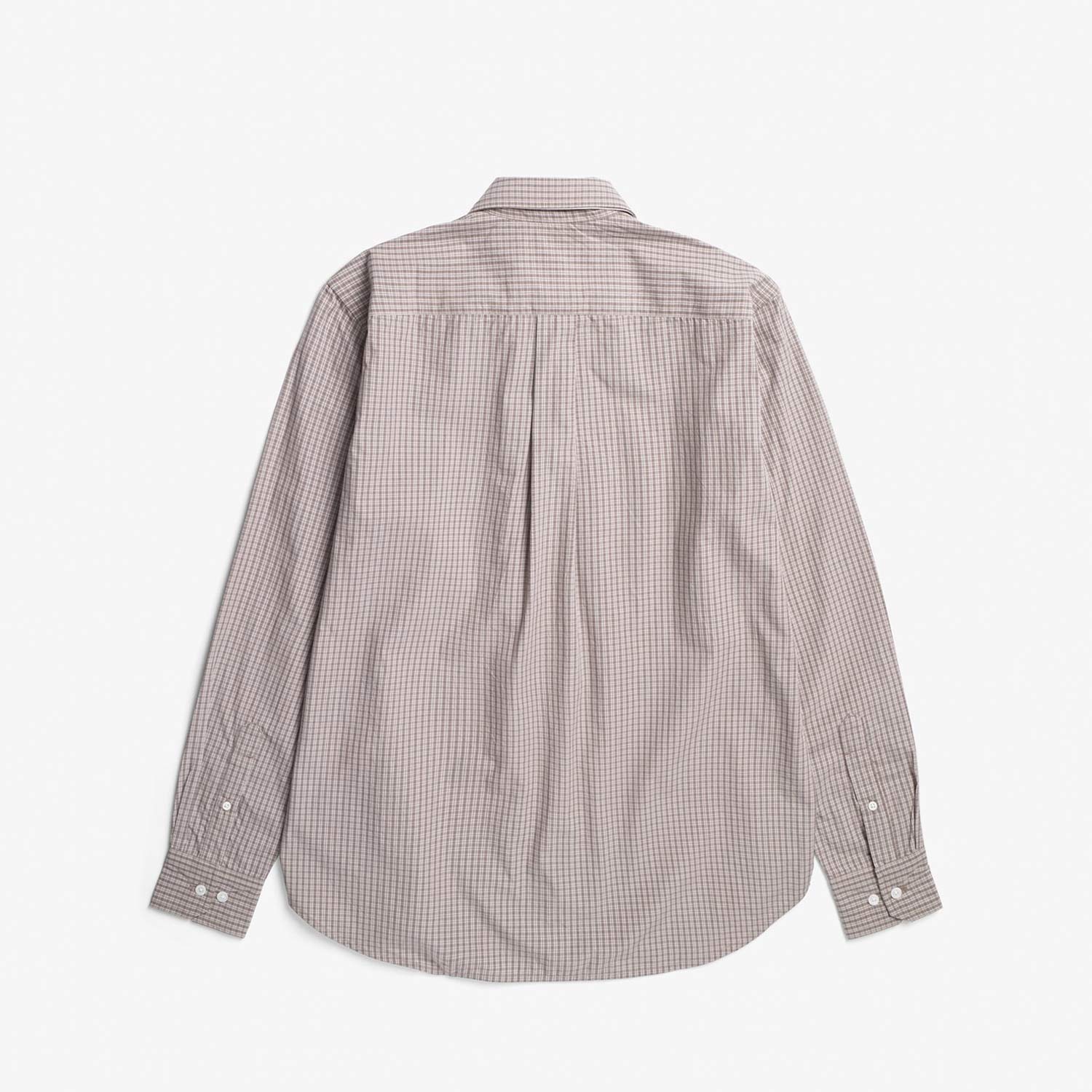 Norse Projects OLE OVERSIZED POPLIN CHECK SHIRT, Walnut – Beamhill